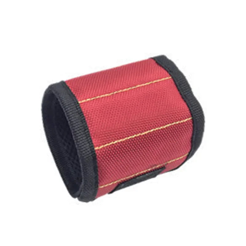 Magnetic Wristband Three Rows of Six Magnets for Holding Screws,Drilling Bits,Nails,Wrist Tool Holder Belts with Strong Magnets